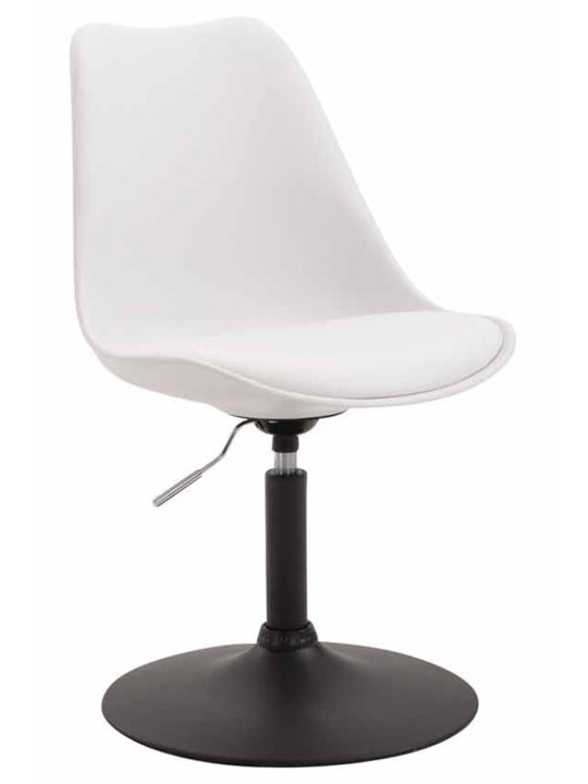 Set van 4 eetkamerstoelen Maverick B kunststof, wit