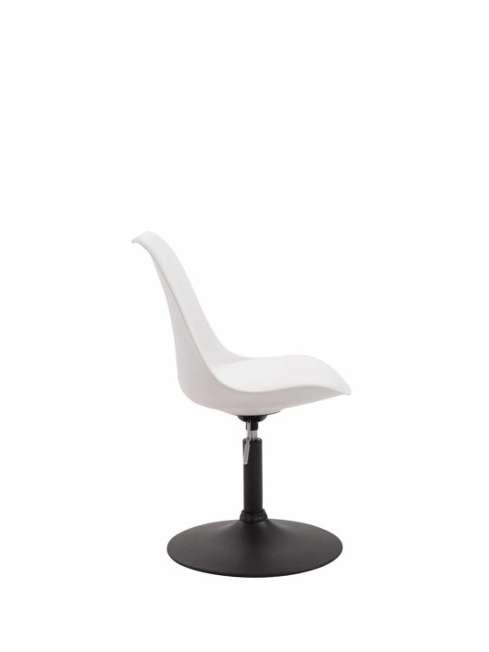 Set van 4 eetkamerstoelen Maverick B kunststof, wit