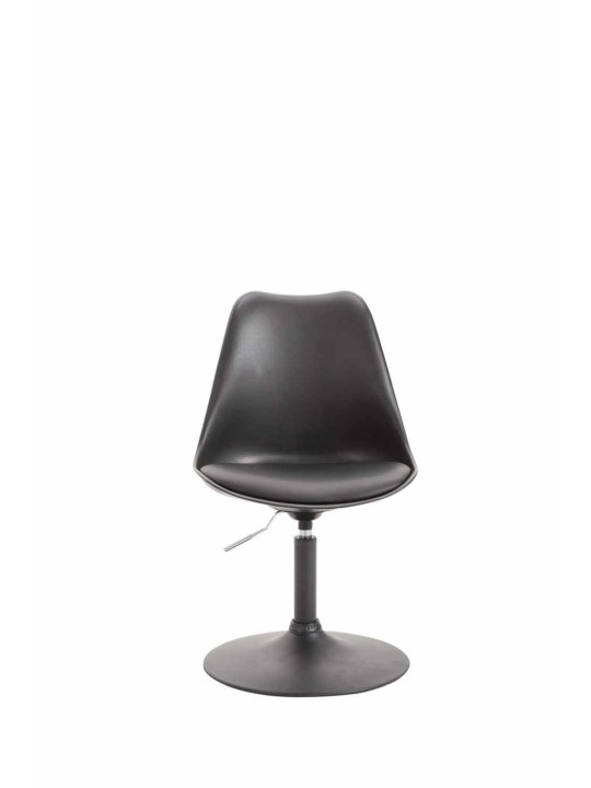 Set van 4 eetkamerstoelen Maverick B kunststof, zwart