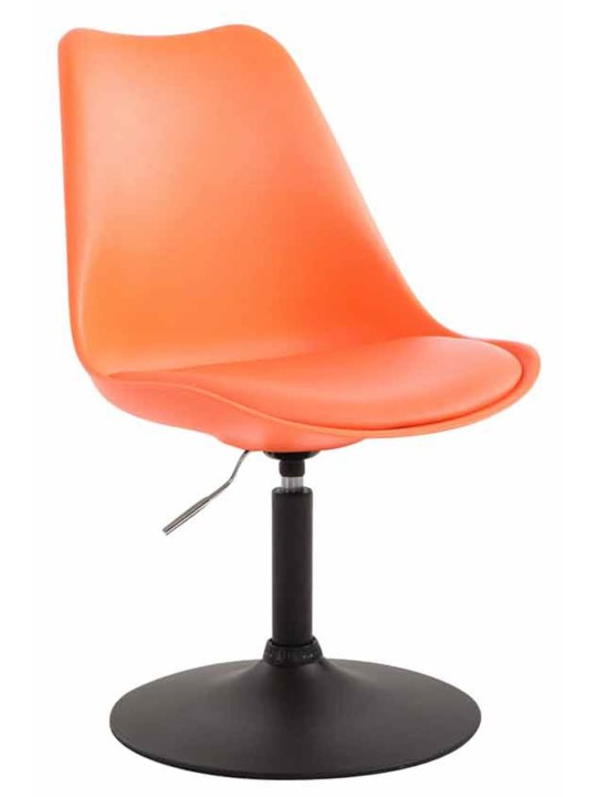 Set van 4 eetkamerstoelen Maverick B kunststof, oranje