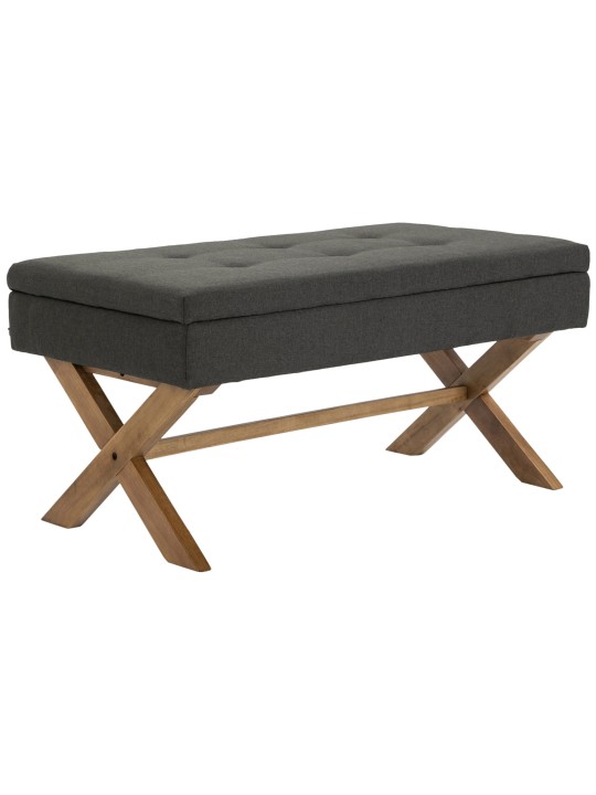 Bank Namaro stof antiek-licht, donkergrijs