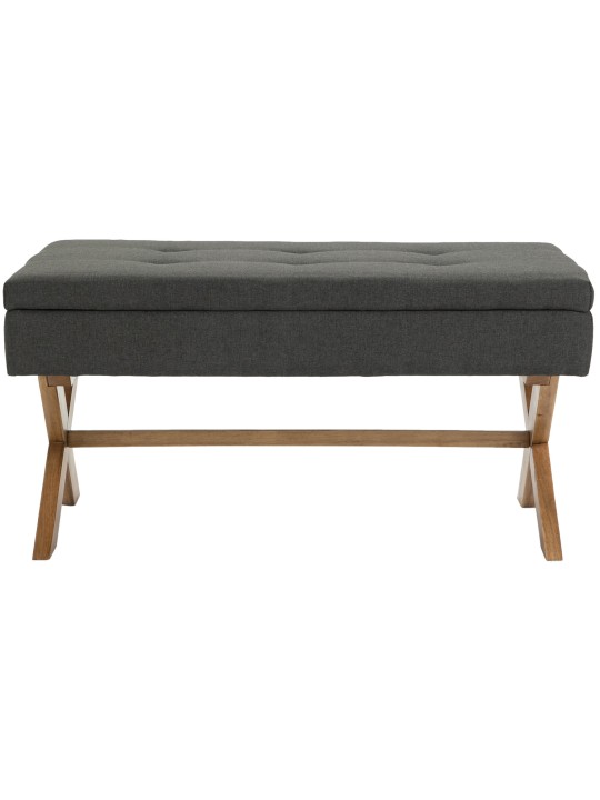 Bank Namaro stof antiek-licht, donkergrijs