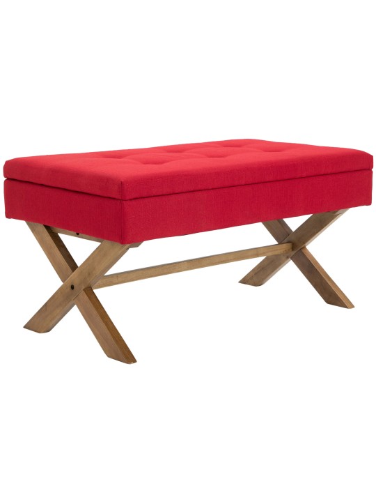 Bank Namaro stof antiek-licht, rood Bank Namaro stof antiek-licht, rood