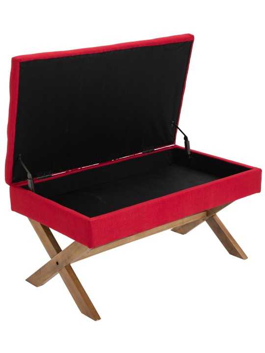 Bank Namaro stof antiek-licht, rood Bank Namaro stof antiek-licht, rood