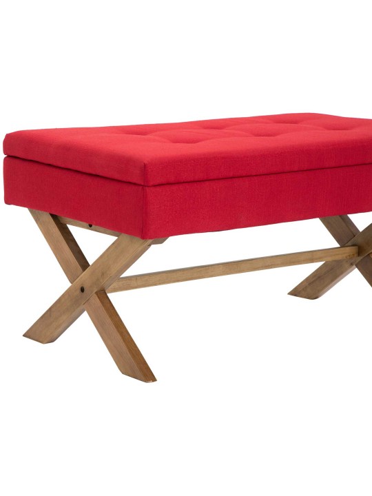 Bank Namaro stof antiek-licht, rood Bank Namaro stof antiek-licht, rood