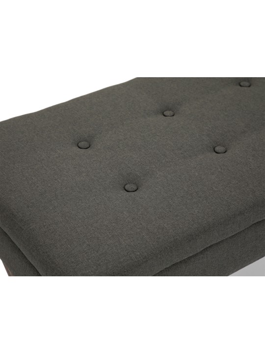 Bank Namaro stof antiek, donkergrijs