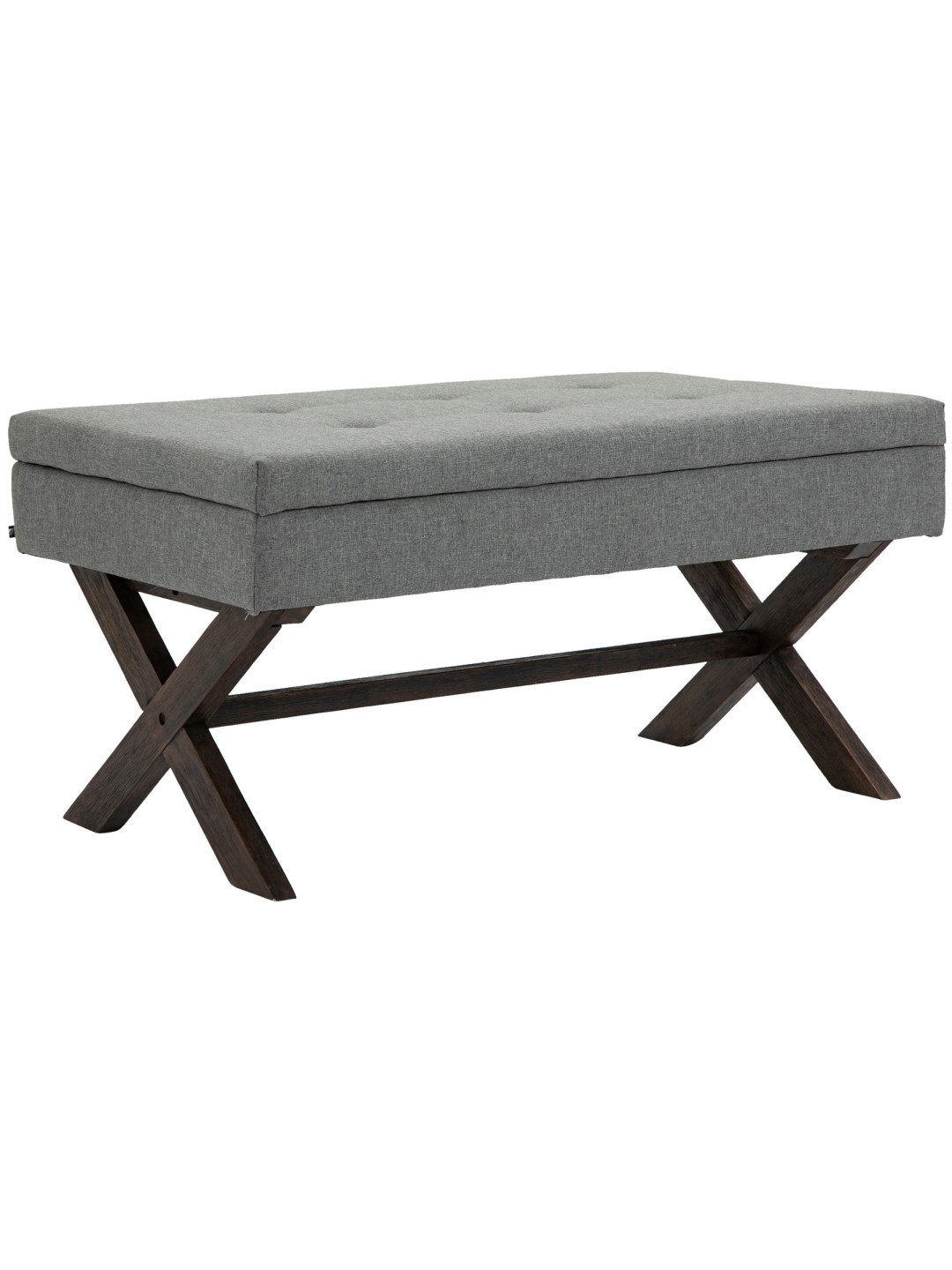 Bank Namaro stof antiek, grijs