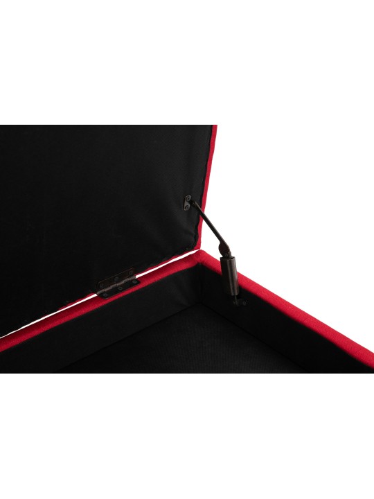 Bank Namaro stof antiek, rood