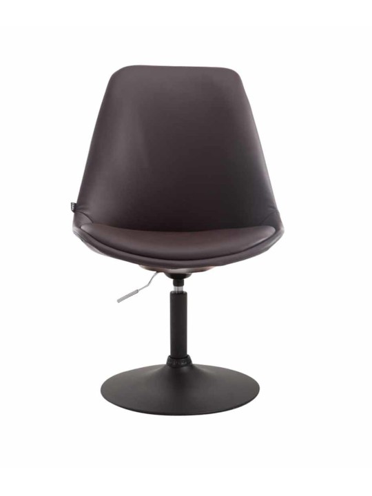 Set van 4 eetkamerstoelen Maverick B kunstleer, bruin