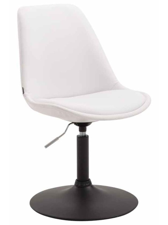Set van 4 eetkamerstoelen Maverick B kunstleer, wit