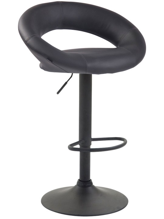 Set van 2 barkrukken Olinda kunstleer, grijs