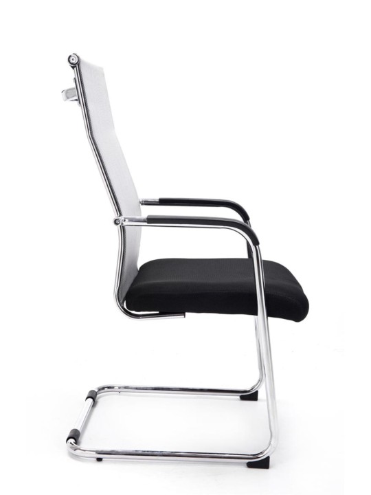 Set van 2 bezoekersstoelen Brenda, grijs