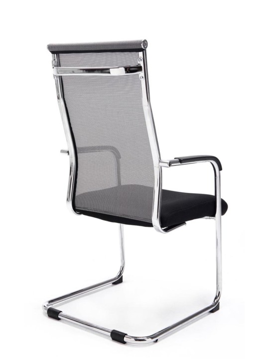 Set van 2 bezoekersstoelen Brenda, grijs