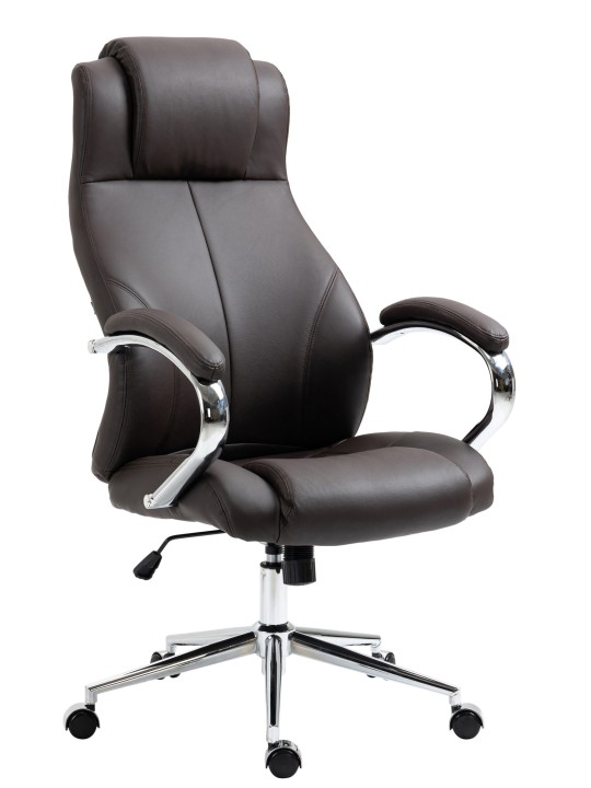 Bureaustoel Salford echt leer, bruin Bureaustoel Salford echt leer, bruin