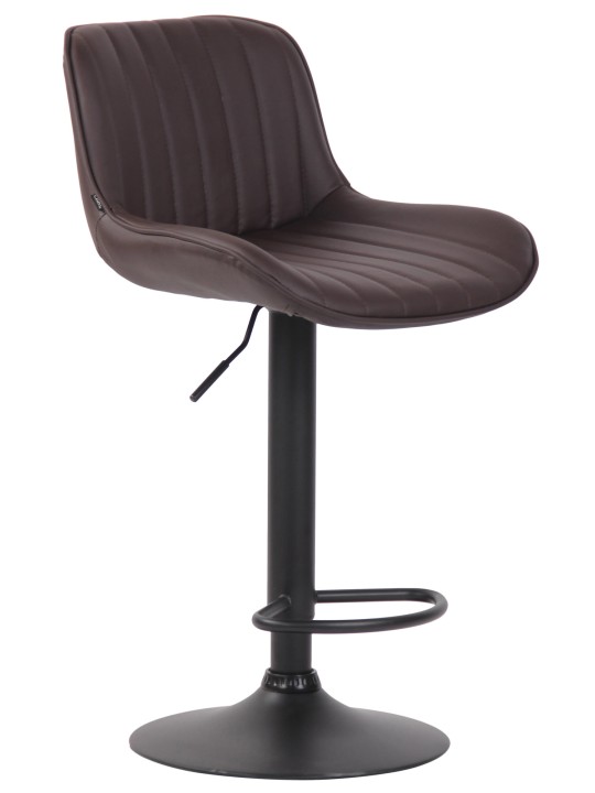 Set van 2 barkrukken Lentini kunstleer, bruin Set van 2 barkrukken Lentini kunstleer, bruin