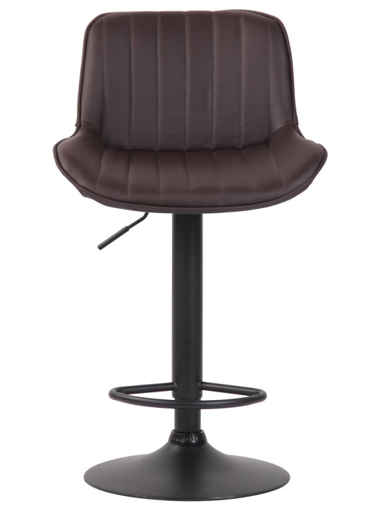 Set van 2 barkrukken Lentini kunstleer, bruin Set van 2 barkrukken Lentini kunstleer, bruin