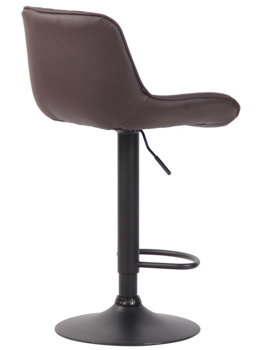 Set van 2 barkrukken Lentini kunstleer, bruin Set van 2 barkrukken Lentini kunstleer, bruin