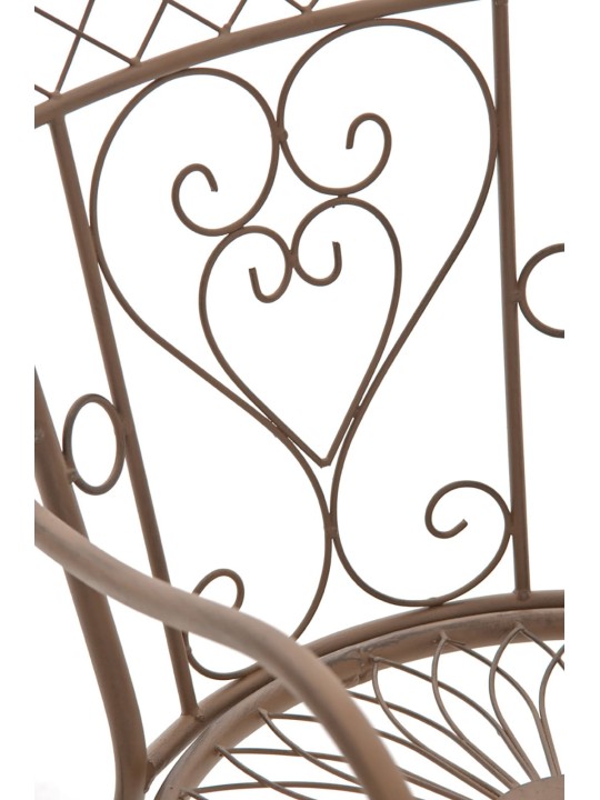 Set van 2 stoelen Sheela, antiek bruin