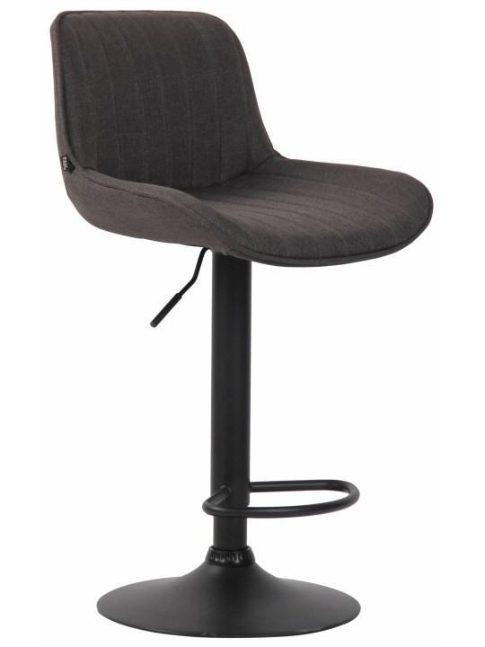 Set van 2 barkrukken Lentini stof, donkergrijs