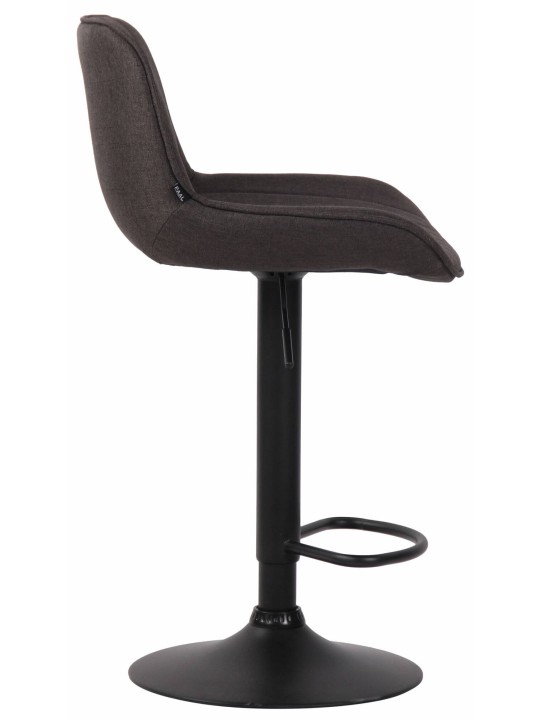 Set van 2 barkrukken Lentini stof, donkergrijs