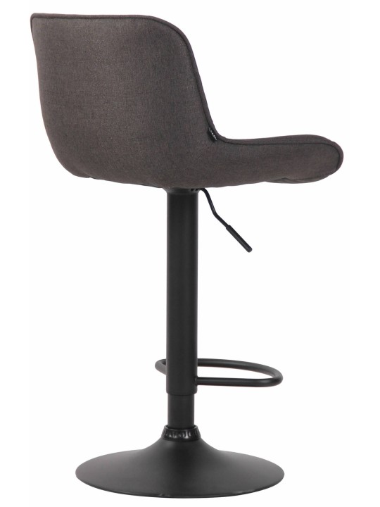 Set van 2 barkrukken Lentini stof, donkergrijs