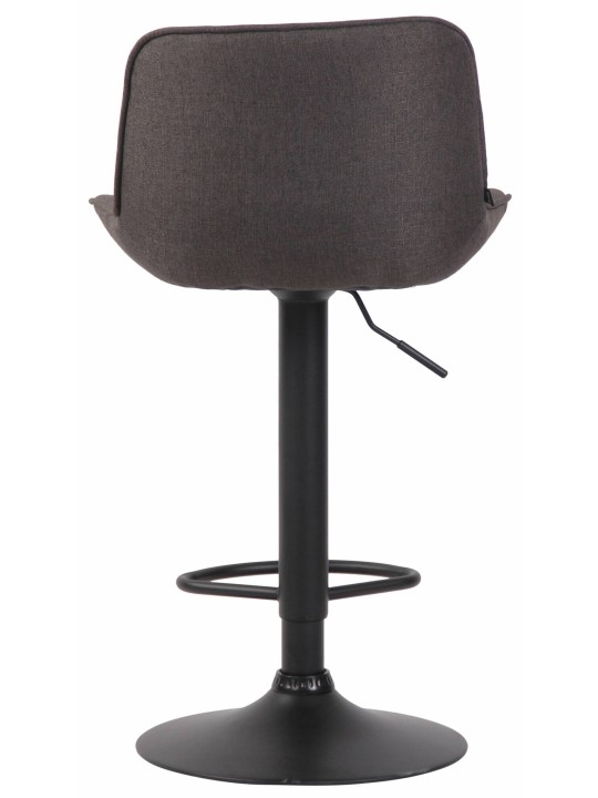 Set van 2 barkrukken Lentini stof, donkergrijs