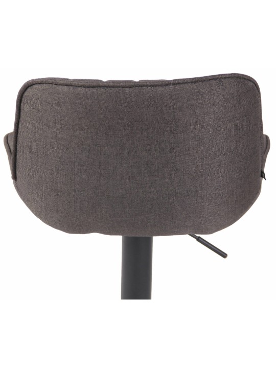 Set van 2 barkrukken Lentini stof, donkergrijs