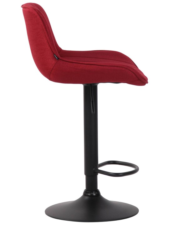 Set van 2 barkrukken Lentini stof, rood