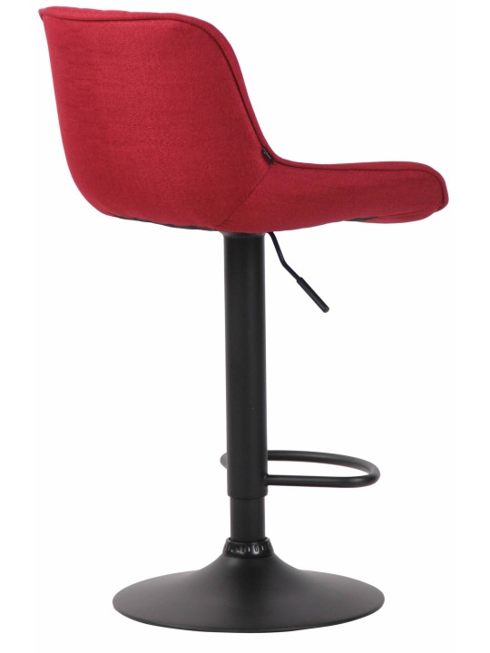 Set van 2 barkrukken Lentini stof, rood