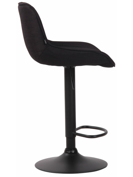 Set van 2 barkrukken Lentini stof, zwart