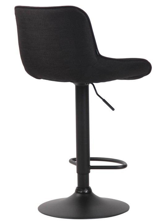 Set van 2 barkrukken Lentini stof, zwart