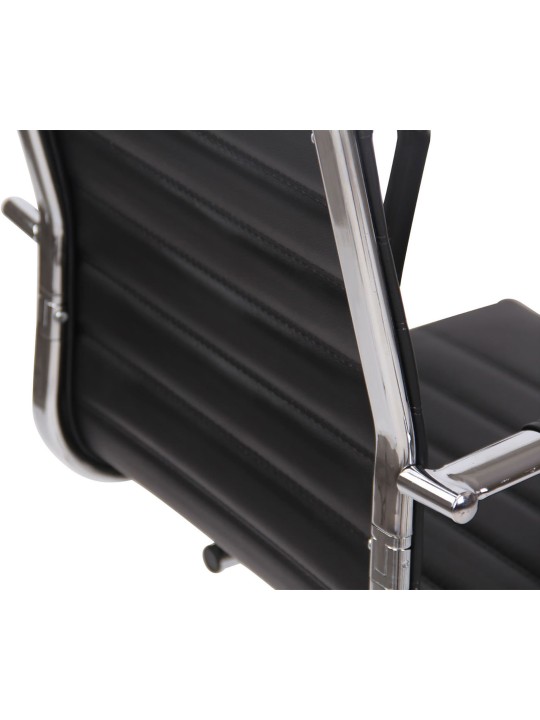 Set van 2 bezoekersstoelen Balve kunstleer, zwart