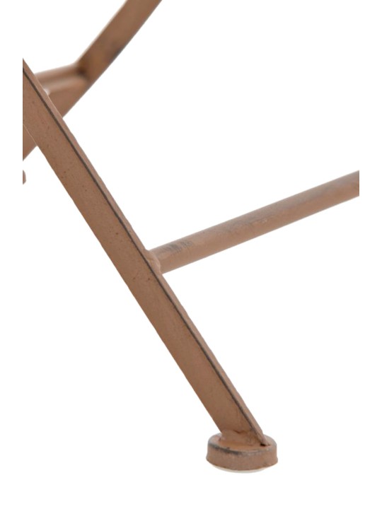 Set van 2 tuinstoelen Kiran, antiek bruin