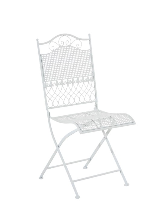 Set van 2 tuinstoelen Kiran, wit