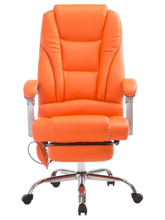 Pacific bureaustoel met massagefunctie, oranje