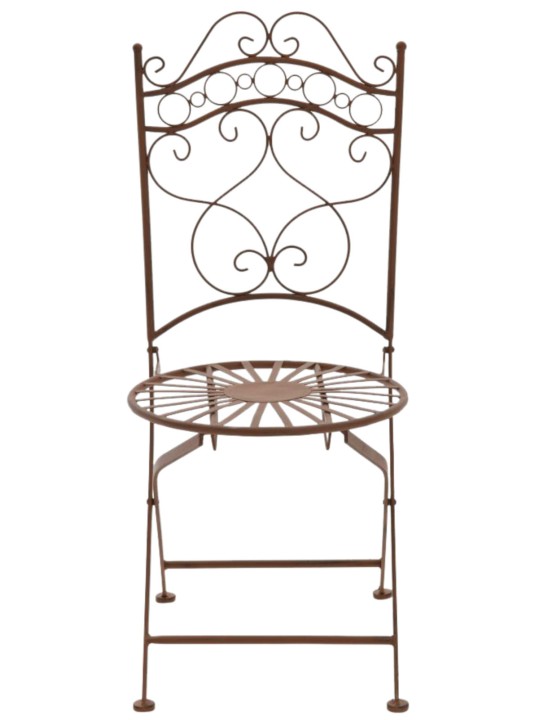 Set van 2 stoelen Indra, antiek bruin