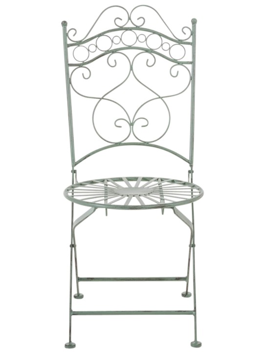 Set van 2 stoelen Indra, antiek groen