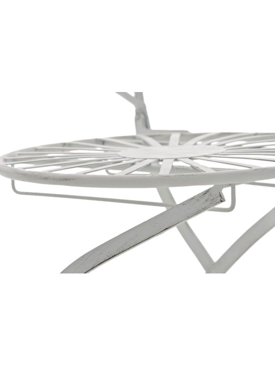 Set van 2 stoelen Indra, antiek wit