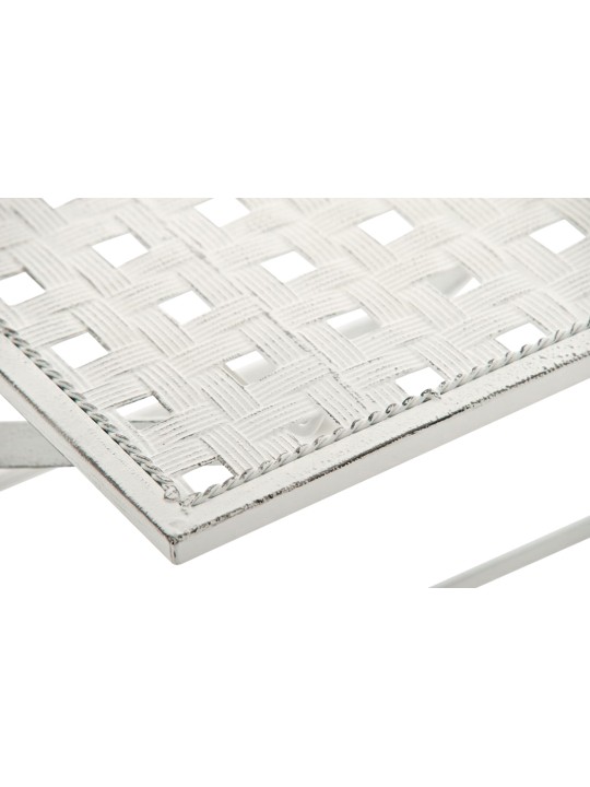 Set van 2 klapstoelen Asina, antiek wit