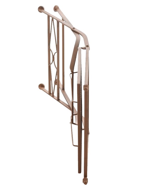 Set van 2 klapstoelen Asina, antiek bruin