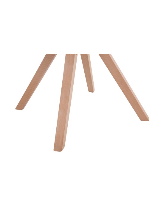 Set van 4 bezoekersstoelen Toulouse stof Square Natura, blauw Set van 4 bezoekersstoelen Toulouse stof Square Natura, blauw