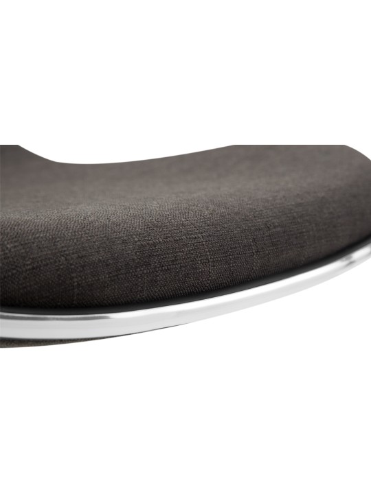 Barkruk Shanghai stof, donkergrijs