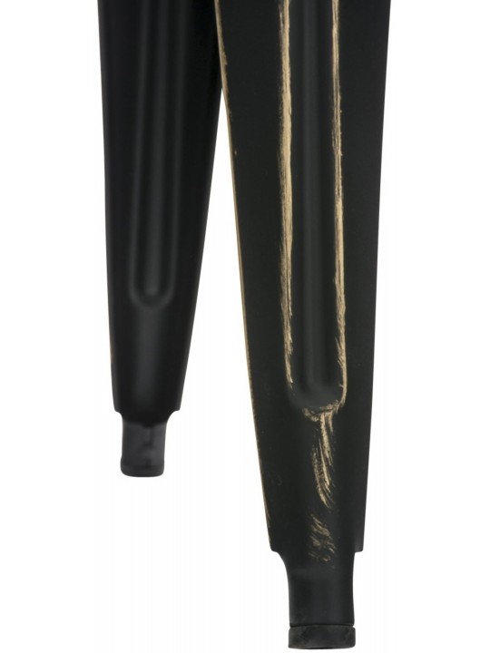 Set van 4 krukken Armin, zwart-goud