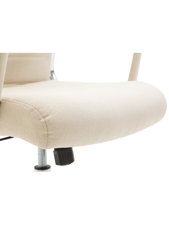Bureaustoel Columbus stof, crème