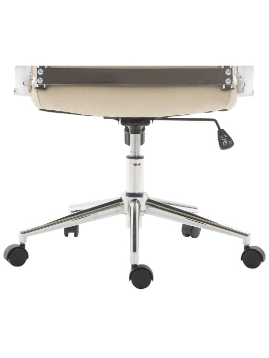 Bureaustoel Columbus stof, crème