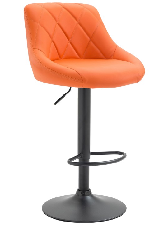 Barkruk Lazio kunstleer, oranje
