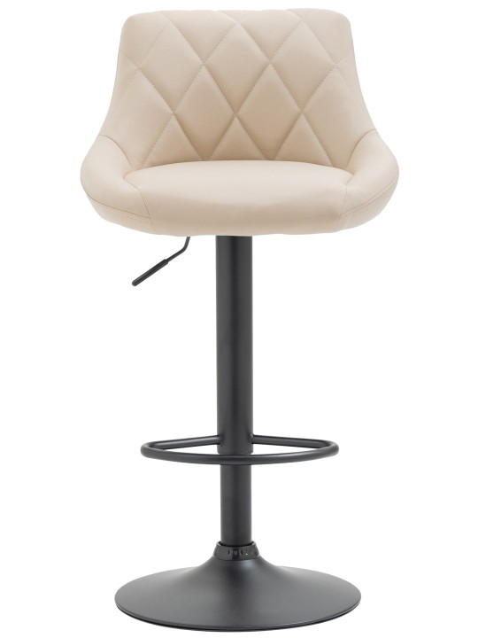 Barkruk Lazio kunstleer, crème