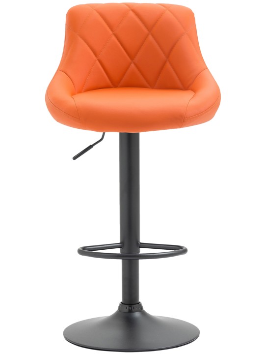 Barkruk Lazio kunstleer, oranje