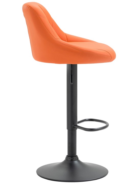 Barkruk Lazio kunstleer, oranje