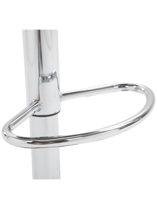 Barkruk Lazio kunstleer chroom, zwart Barkruk Lazio kunstleer chroom, zwart